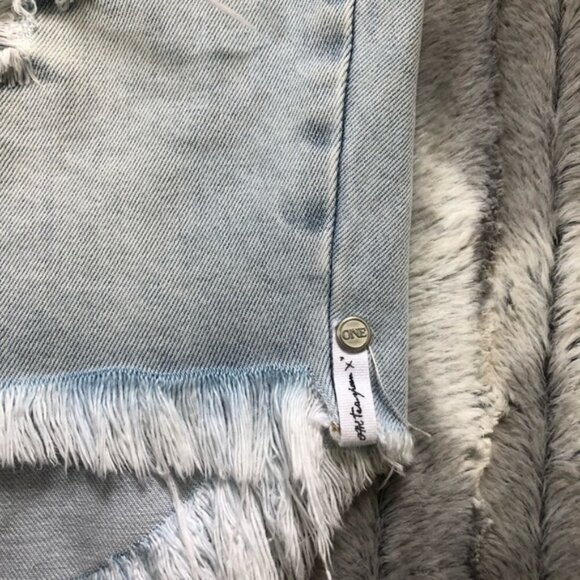 ONE Teaspoon 20/20 Jean Skirt Size 24 - Picture 9 of 12